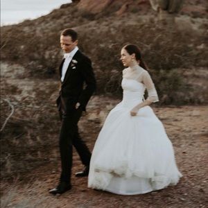 Danielle Frankel Sheet Silk Backless Top - Pearl Ivory